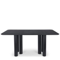Esstisch AMADEO - Esstisch, für 4-6 Personen, Eschenholz schwarz gemasert, 100 x 170cm