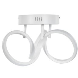 Deckenleuchte LED Weiß Aluminium für Wohnzimmer für Salon für Flur für Schlafzimmer