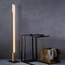 DEKOLIGHT Madera LED Stehleuchte mit Dimmer, 343031,