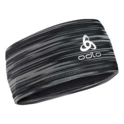 Odlo Unisex Polyknit Warm Eco Print Headband grau 48.6
