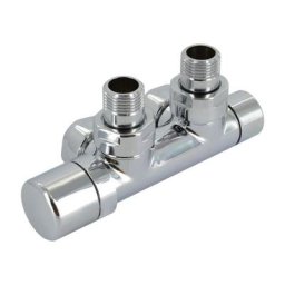 Zehnder Design Line Anschlussarmatur Typ Q, Eckform links, 839108,