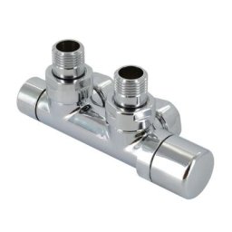 Zehnder Design Line Anschlussarmatur Typ P, Eckform rechts, 839058,
