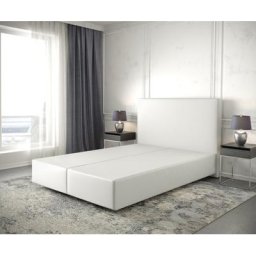 DELIFE Boxspringgestell Dream-Well 140x200 cm Kunstleder Weiß, Bettgestelle
