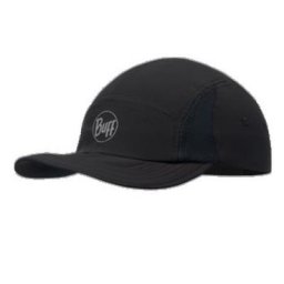 Buff Unisex 5 Panel Cap R-Solid schwarz