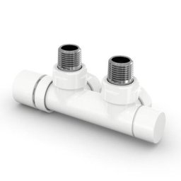 Zehnder Design Line Anschlussarmatur Typ Q, Eckform links, 839101,