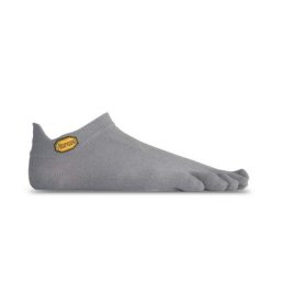 Vibram Unisex No Show Zehensocken grau