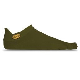 Vibram Unisex No Show Zehensocken grün