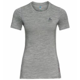 Odlo Damen Base Layer Merino 200 T-Shirt grau