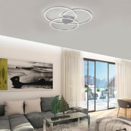 Paul Neuhaus Q-Kate LED Deckenleuchte mit Dimmer und CCT, 6579-95,