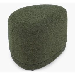 Sitzsack ENZO - Hocker, Bouclé Stoff in Khaki, H41