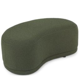 Kosy-Bank ENZO - Sitzbank, Bouclé Stoff in Khaki