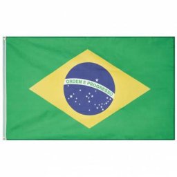Brasilien Flagge MUWO ""Nations Together"" 90 x 150 cm