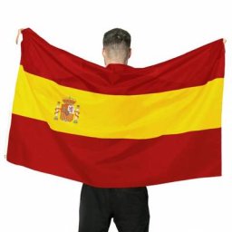 Spanien Flagge MUWO ""Nations Together"" 90 x 150 cm