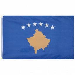 Kosovo Flagge MUWO ""Nations Together"" 90 x 150 cm