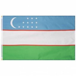 Usbekistan Flagge MUWO ""Nations Together"" 90 x 150 cm