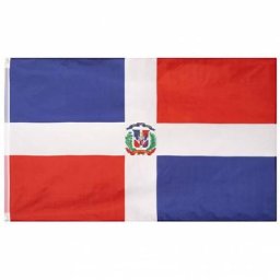 Dominikanische Republik Flagge MUWO ""Nations Together"" 90 x 150 cm