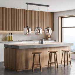 FISCHER & HONSEL Nayla Pendelleuchte 3-flammig, 60907,