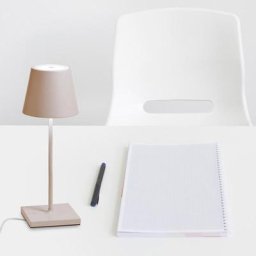 zafferano Poldina Pro Mini Akku LED Tischleuchte mit Dimmer & CCT, LD0320S3,