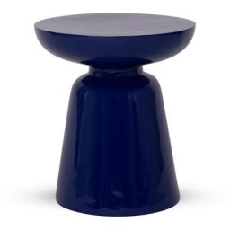 Beistelltisch CERSEI - Beistelltisch, Elektrisches Blau & Fiberglas, H43