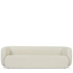 3-Sitzer Sofa VOLTA - 3-Sitzer Sofa, Bouclé Stoff in Oatmeal Weiß, B220