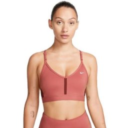 Nike Damen V-Neck Sports Bra rot