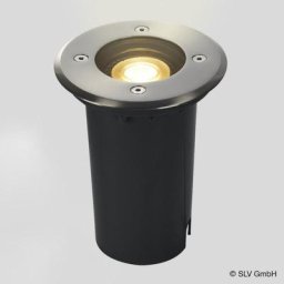 SLV SOLASTO Einbau-Bodenleuchte, rund, 227680,