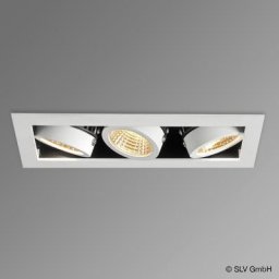 SLV Kadux 3 Set LED Einbau-Deckenleuchte / Spot, 115721,