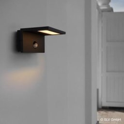 SLV ANGOLUX WALL LED Wandleuchte mit Bewegungsmelder, 1001969,