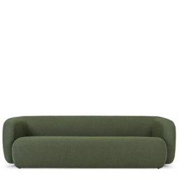 3-Sitzer Sofa VOLTA - 3-Sitzer Sofa, Bouclé Stoff in Khaki