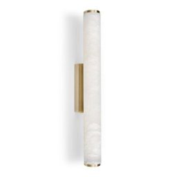 Wandleuchte CAMERON - Wandleuchte, Jadestein & Messing, H45