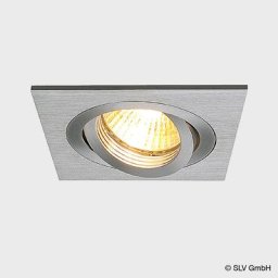 SLV NEW TRIA I GU10 Downlight eckig Einbau-Deckenleuchte / Spot, 111361,