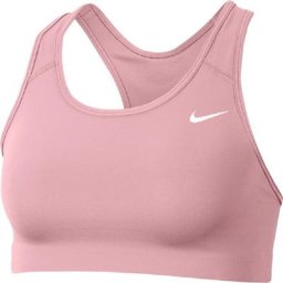 Nike Damen Swoosh Medium-Support Sports Bra pink