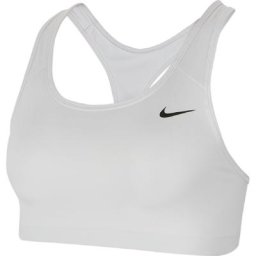 Nike Damen Swoosh Medium-Support Sports Bra schwarz