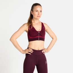 Odlo Damen Seamless High Sports Bra rot