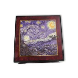 Bildlackdose Sternennacht von Vincent van Gogh mit Spieluhr