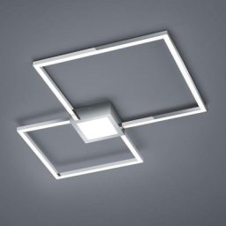 TRIO Hydra LED Deckenleuchte mit Dimmer, quadratisch klein, 676240306,