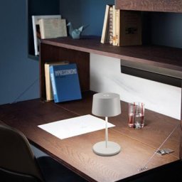 zafferano Olivia Pro Mini Akku LED Tischleuchte mit Dimmer, LD0860B3,