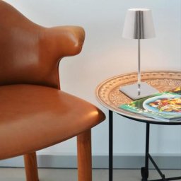 zafferano Poldina Pro Mini Akku LED Tischleuchte mit Dimmer & CCT, LD0320C3,