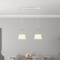 BANKAMP CONUS tunable white LED Pendelleuchte 2-flammig, 2290/2-92,