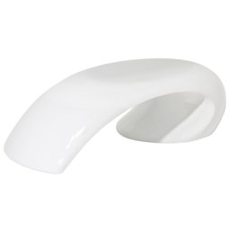 Couchtisch Weiß Glasfaserverstärkter Kunststoff Glänzend Unregelmässig Originalform Modern