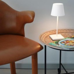 zafferano Poldina Pro Mini Akku LED Tischleuchte mit Dimmer & CCT, LD0320B3,