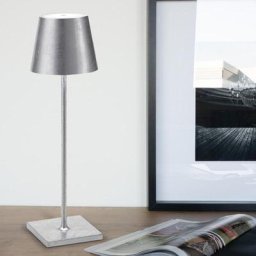 zafferano Poldina Pro USB Akku LED Tischleuchte mit Dimmer & CCT, LD0340BFA,