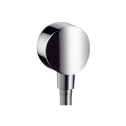 hansgrohe Fixfit S Schlauchanschluss mit Rückflussverhinderer und Kunststoffwinkel, 26453000,