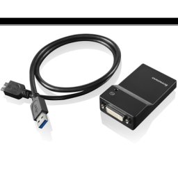 Lenovo Der Lenovo-USB-3.0-zu-DVI, VGA-Bildschirmnetzteil