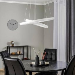 Arcchio Albiona LED-Hängeleuchte, weiß, 2 Ringe