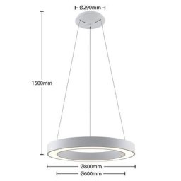 Arcchio Sharelyn LED-Pendelleuchte, 80 cm