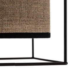 Euluna Deckenleuchte Tubo, Textilschirm, beige, 2-flammig