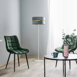Euluna Stehleuchte Golden Duo mintgrün/gold