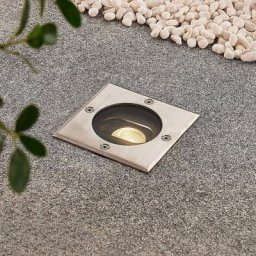 Lucande Doris - LED-Bodeneinbaustrahler, eckige Form