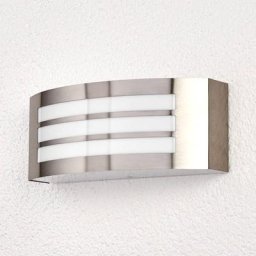 Lindby Außenwandleuchte Raja im Streifenlook